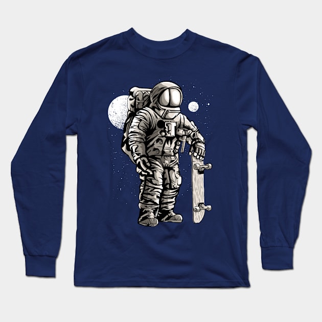 MoonMan Long Sleeve T-Shirt by Dark Planet Tees